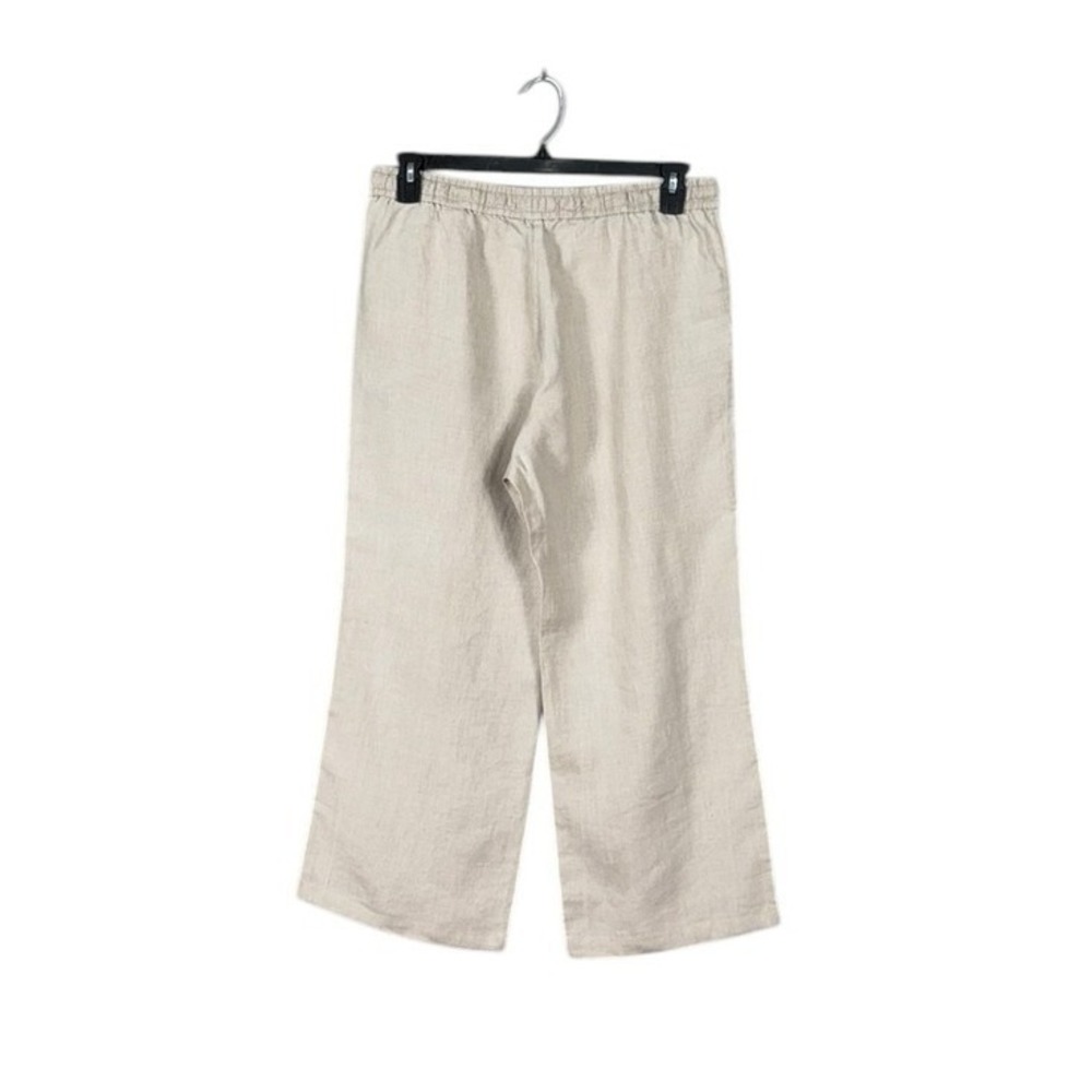 Tommy Bahama 100% Linen Wide Leg Pants Medium Beachy Coastal Euro Summer Resort - Picture 3 of 6